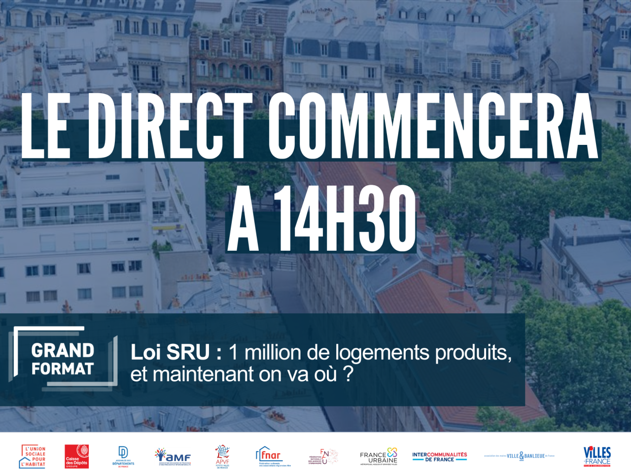 Site de diffusion_Visuel Le direct commencera a 14h30